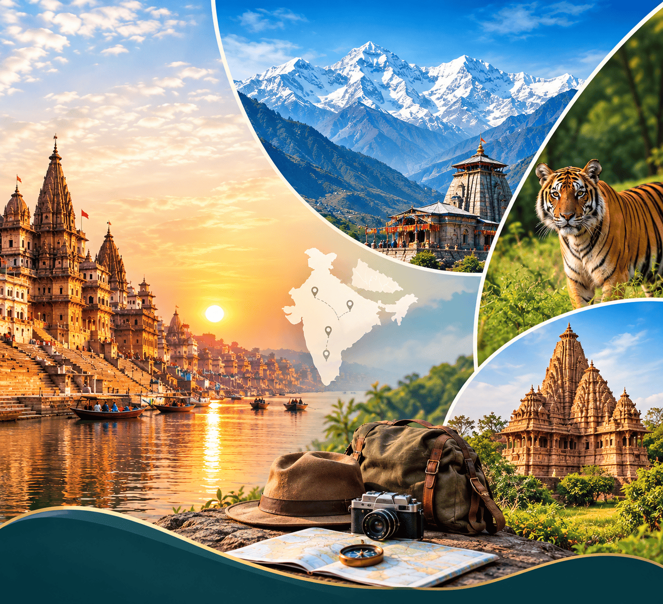 India heritage architecture and travel experience